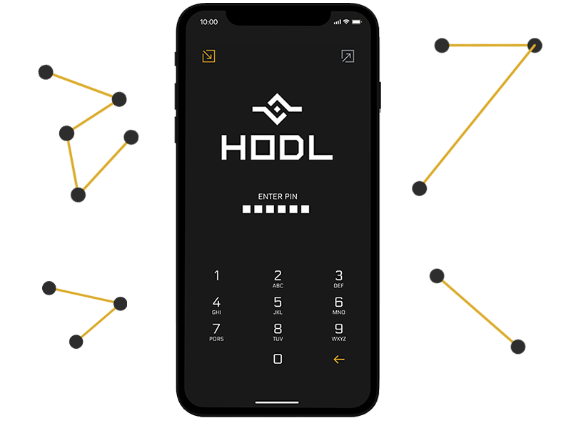 Goals diagram for the HODL Wallet project