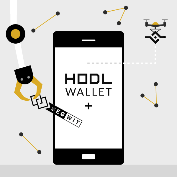 Animated HODL Wallet social media illustration