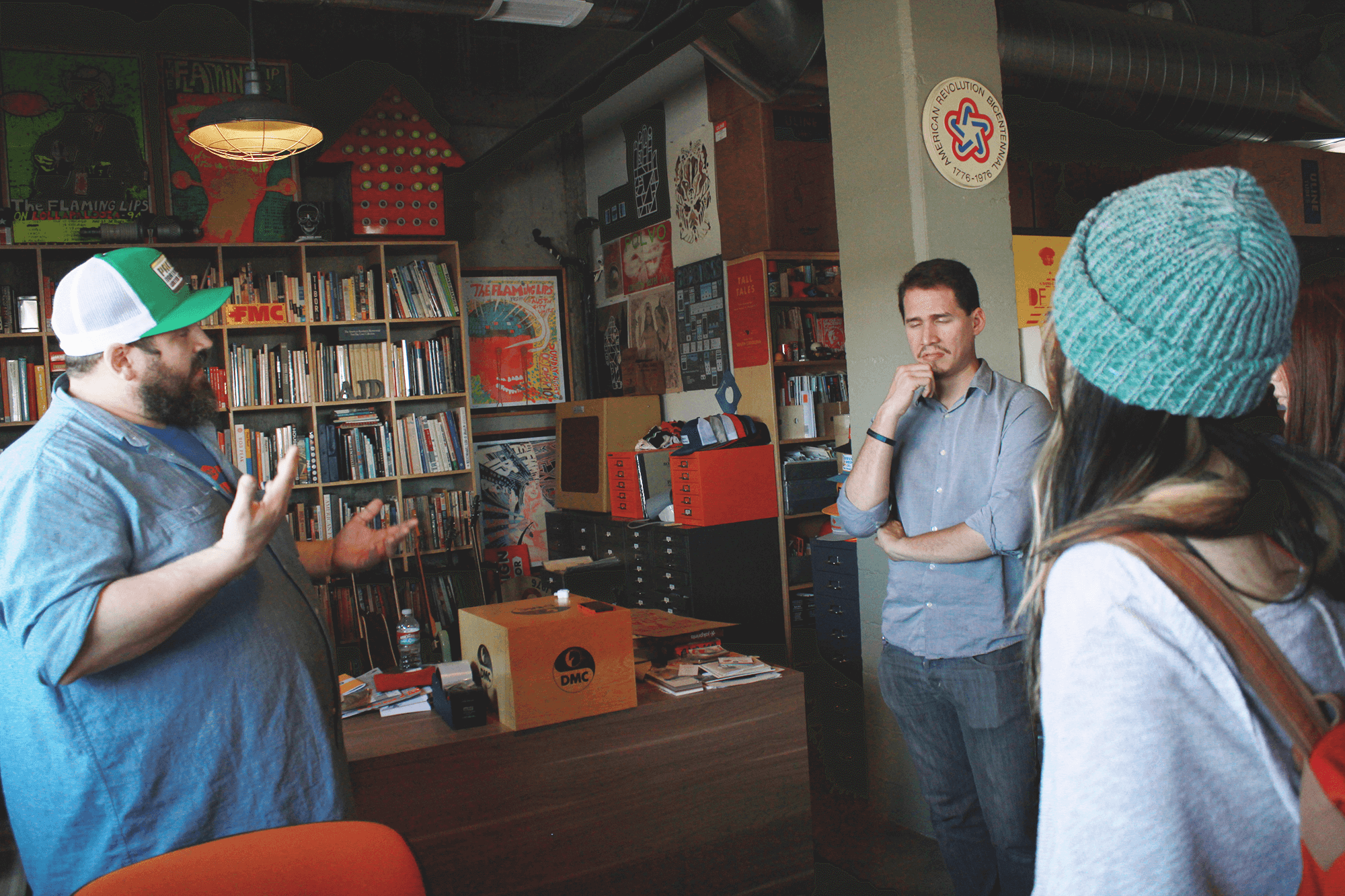Dark Matter Collective visiting Aaron Draplin's Portland studio (photo 3)